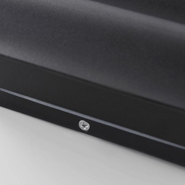 Geometrische Form Metallwandbeleuchtung moderne Multi -Leuchten -Wandmontage in Schwarz