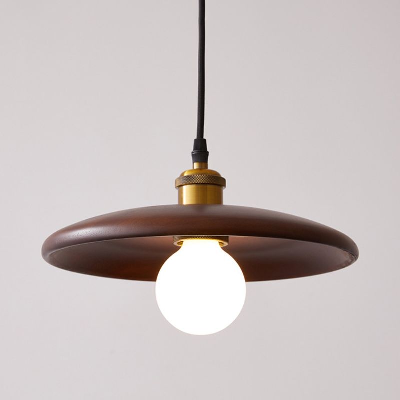 Simplicity Wooden Hanging Light Modern Pendant Lighting Fixture for Sitting Room
