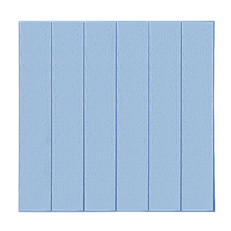 Solid Color 3D Embossed Wall Panel Waterproof Foam Indoor Wall Tile
