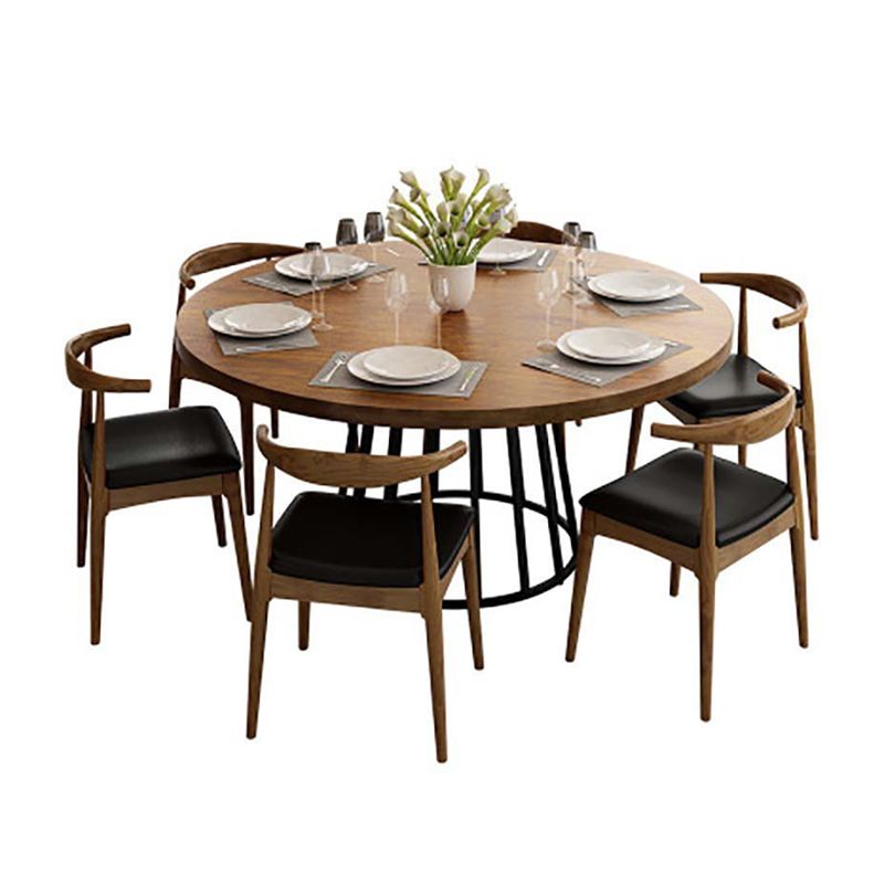 Modern Solid Wood Dining Table Set 1/2/5/7/9 Pieces Dining Set for Home Use