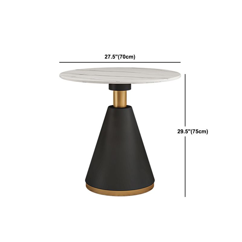 Nordic 1/3/4/5 Pieces Dining Set Round Stone Dining Table for Dining Room