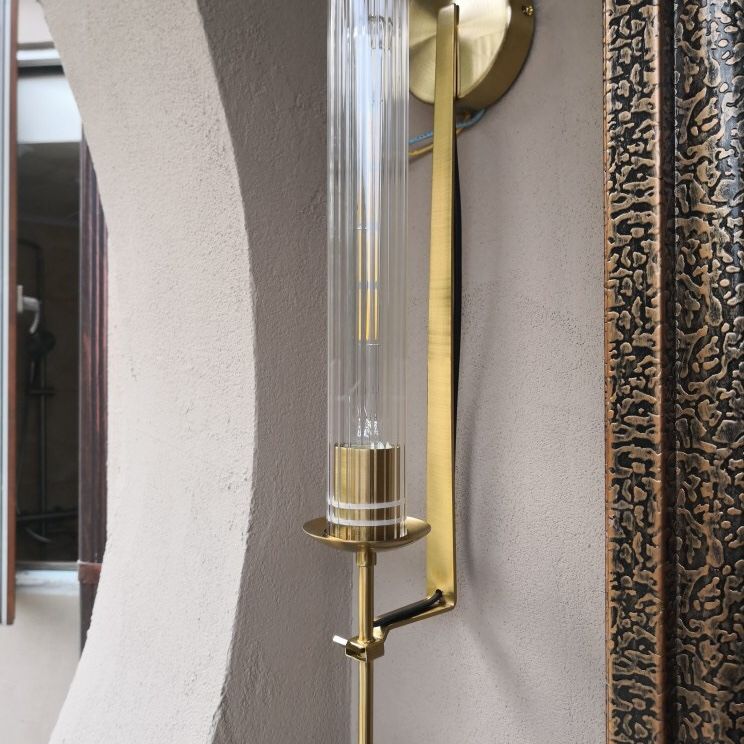 Ultra-moderne Rohrwandleuchten Beleuchtungsglas Wandmontage Leuchte für das Wohnzimmer