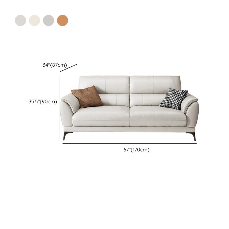 Modern Stationary Living Room Flared Arm Standard Cushions Seating