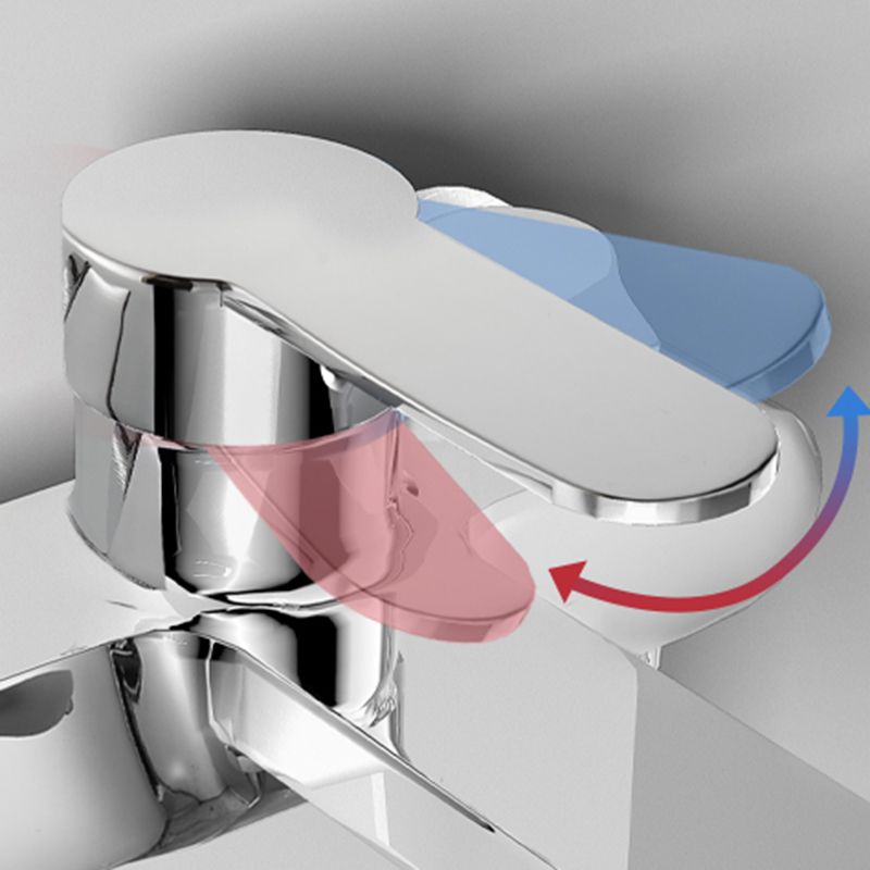 Popular Wall Mount Tub Faucet Fixed Lever Handle Bath Filler Trim