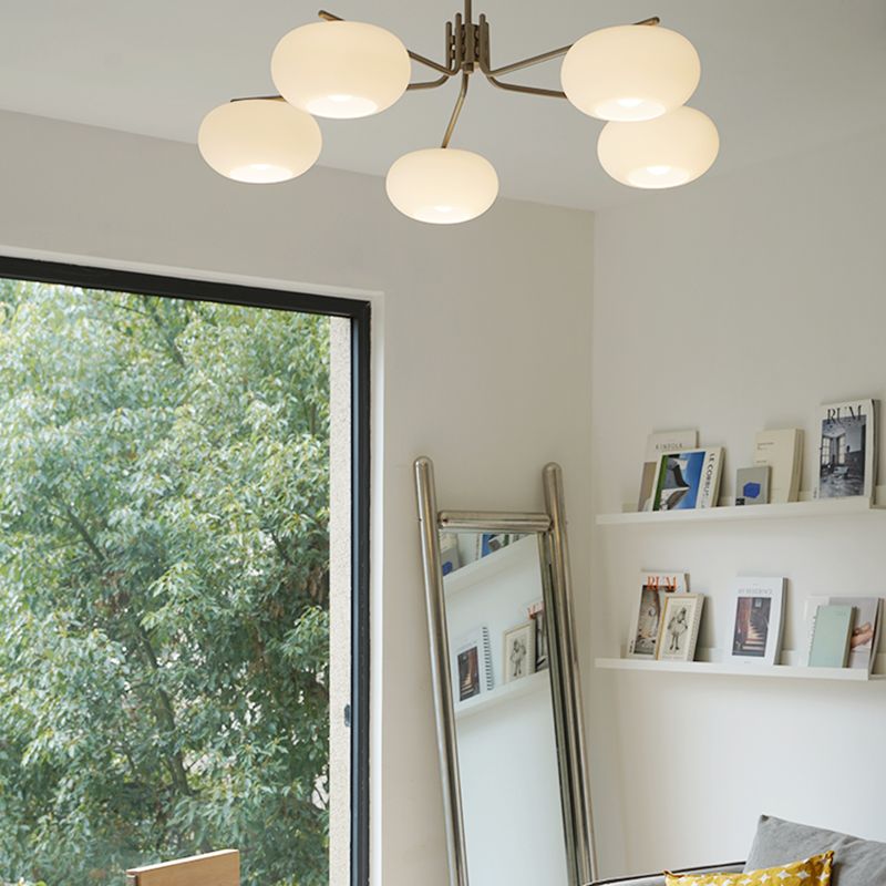 Lámparas de lámparas de lámpara de madera moderna tazón de colgante de suspensión múltiple