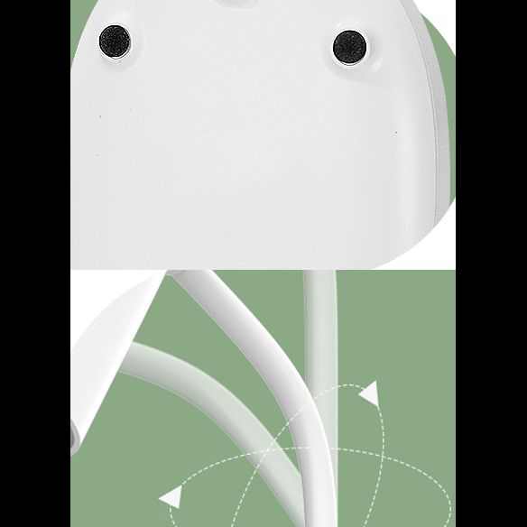 Lampada da tavolo in stile minimalista moderno con porta di plastica USB 1 luce da tavolo per la scrivania