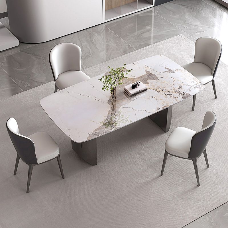 Rectangle Dining Table Sintered Stone Dining Table for Kitchen