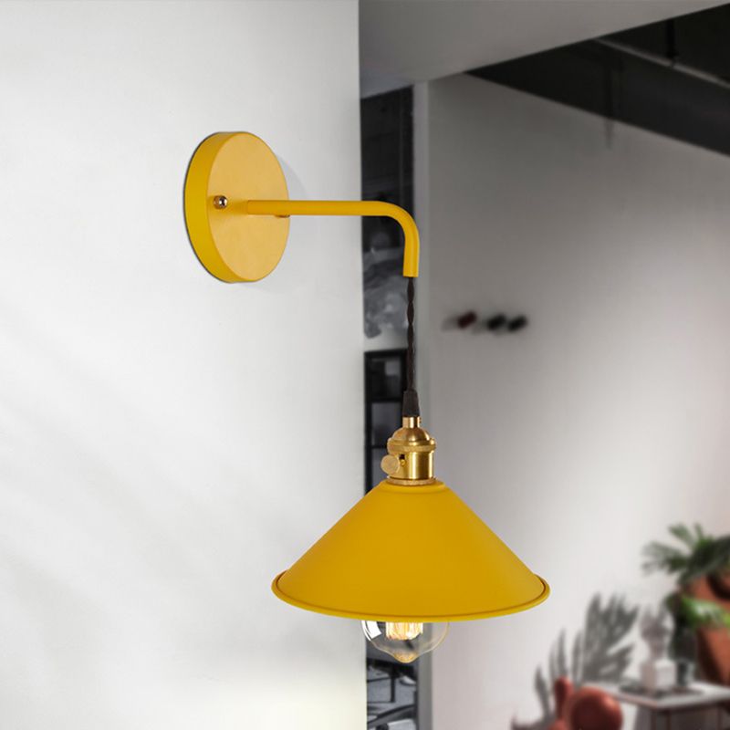 1 Light Tapered Wall Sconce Lights Modern Wall Lamp Metal Sconce Lights