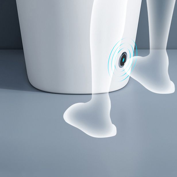 Modern Floor Mounted Urine Toilet White Siphon Jet Toilet Bowl with Toilet Seat