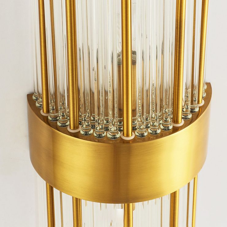 Moderne Röhrchen Wandmontierte Leuchte Glas 3 Lichter Wandleuchte Armaturen