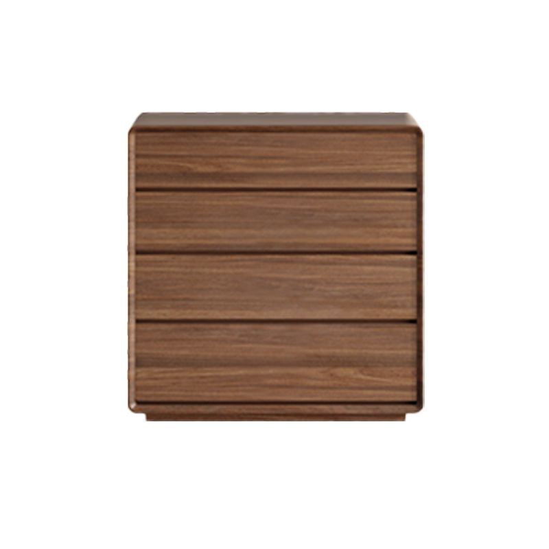 Modern Brown Wood Cabinet Water Resistant Side Cabinet with Drawer