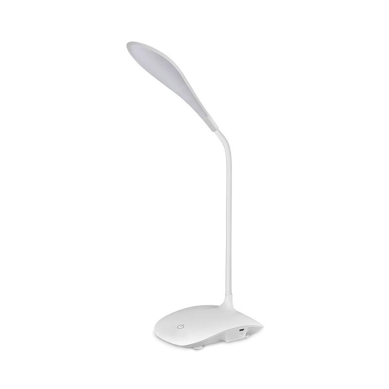 LED Third Gear Desk Lamp Simple Style Touch Sensitive Plastic Table Lamp for Study Bedside