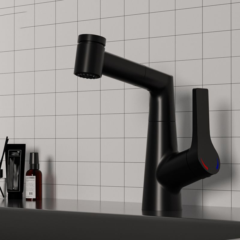 Basin Lavatory Faucet Solid Color Modern Vessel Sink Faucet for Bathroom