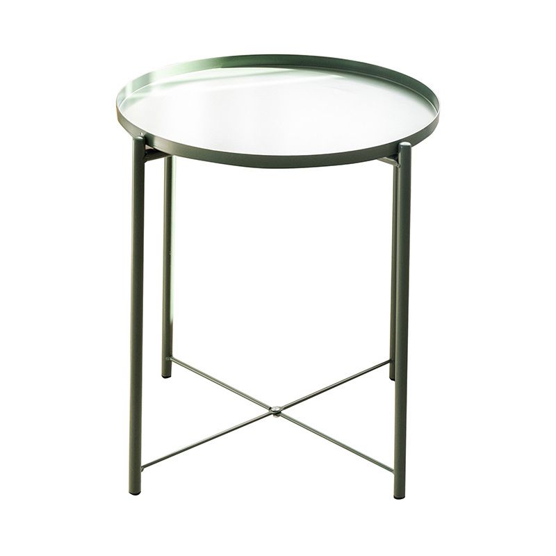 Medieval Modern Style Cocktail Table Multi-color Selection Metal Iron Round Coffee Table