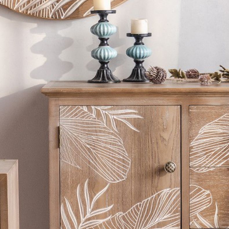 Distressed Wood Accent Chest Industrial Knobs Wood Accent Cabinet