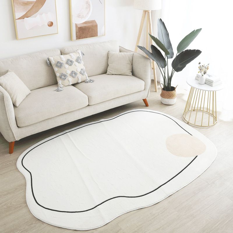 Simplicity Ombre Printed Rug Polyester Carpet Pet Friendly Indoor Carpet for Home Decoration