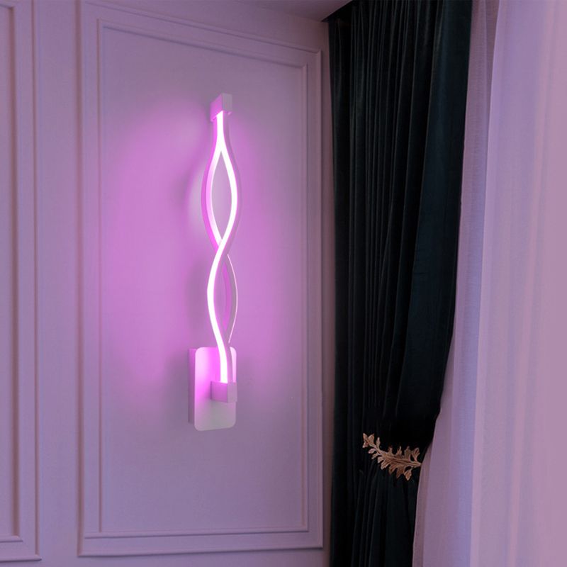Modern Minimalist Style Linear Wall Mounted Light Fixture Acrylic Wall Sconces for Living Room