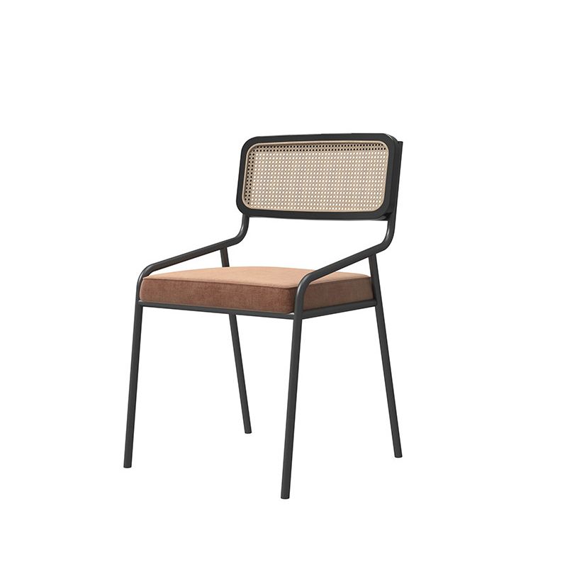 Modern Indoor Dining Room Chair Upholstered Armless Side Chair