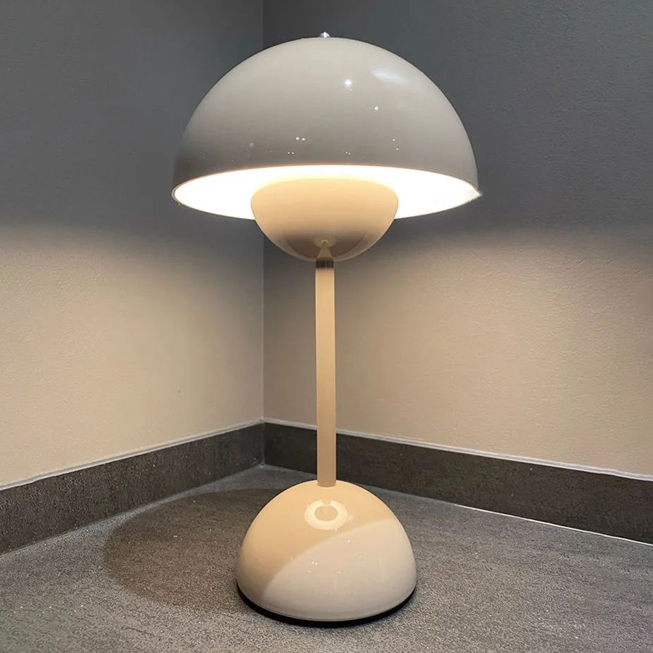 Dome Shape Table Lamp Modern Style Metal Single Light Table Light