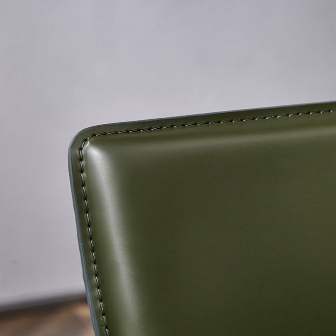 Leather Modern Indoor-Outdoor Chair Restaurant Solid Back Arm Chair