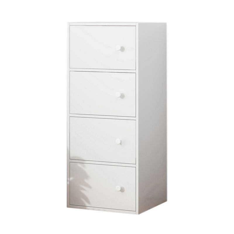 Contemporary Manufactured Wood Accent Cabinet Rectangle Knobs Accent Cabinet