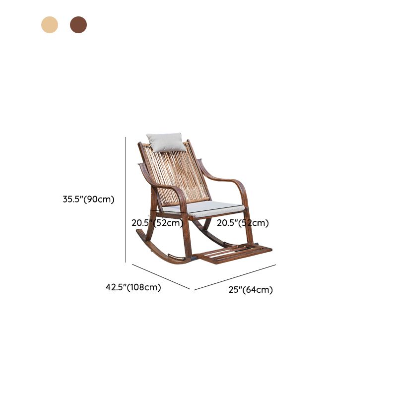 Modern Style Leisure Rocking Chair Outdoor Single Rocking Chair