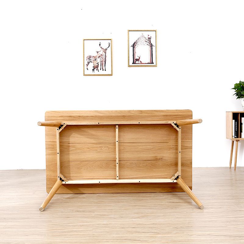 Cocina Mesa de comedor de madera maciza moderna de altura estándar con juegos de comedor formal