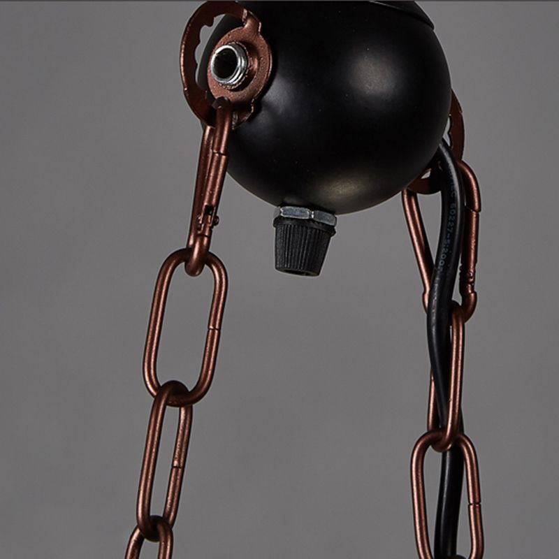 Bare Bulb Large Kitchen Pendant Lights Wood Rustic Island Light for Restaurant