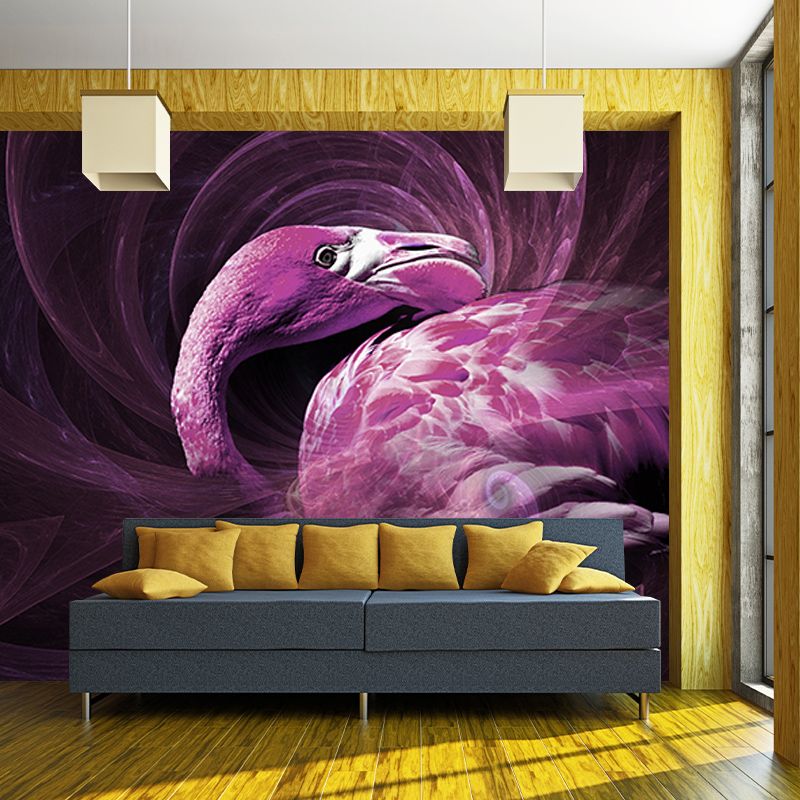 Flamingo Tropica Home Decor Modern Sitting Room Bedroom Wall Decoration Wallpaper