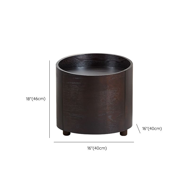 Modern Bed Nightstand Wooden Accent Table Nightstand with Drawer