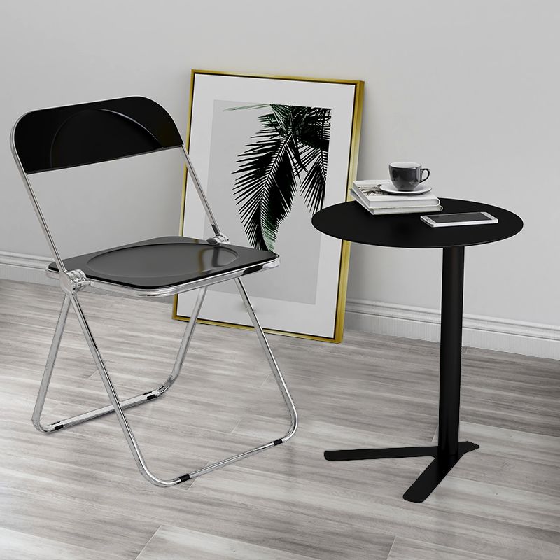 Rustic Accent Side Table Living Room Round Metal Sofa Side Accent Table