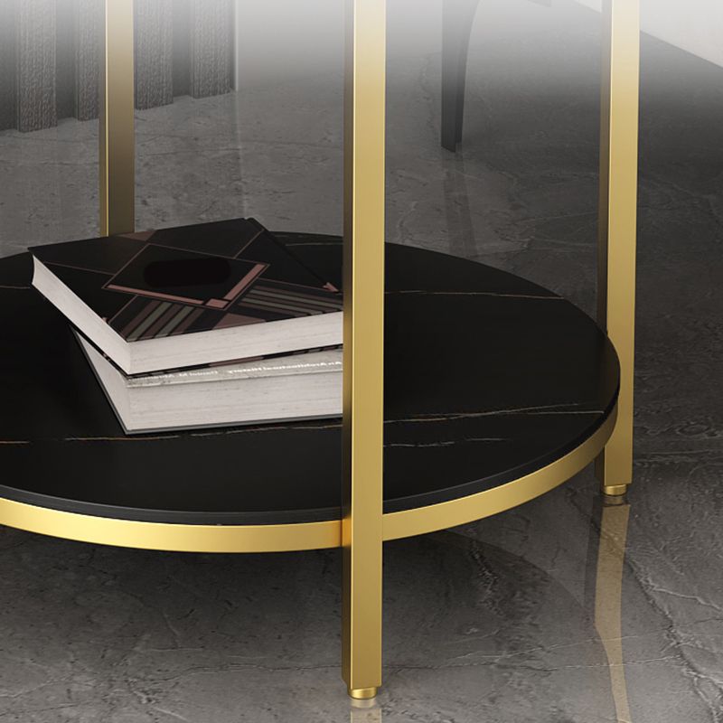 Minimalist Slate Side End Table 4 Legs Side End Table for Living Room