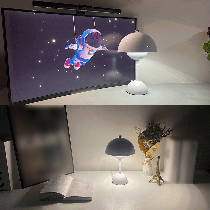 Dome Shape Table Light Modern Macaron Style Desk Light Fixture for Bedroom