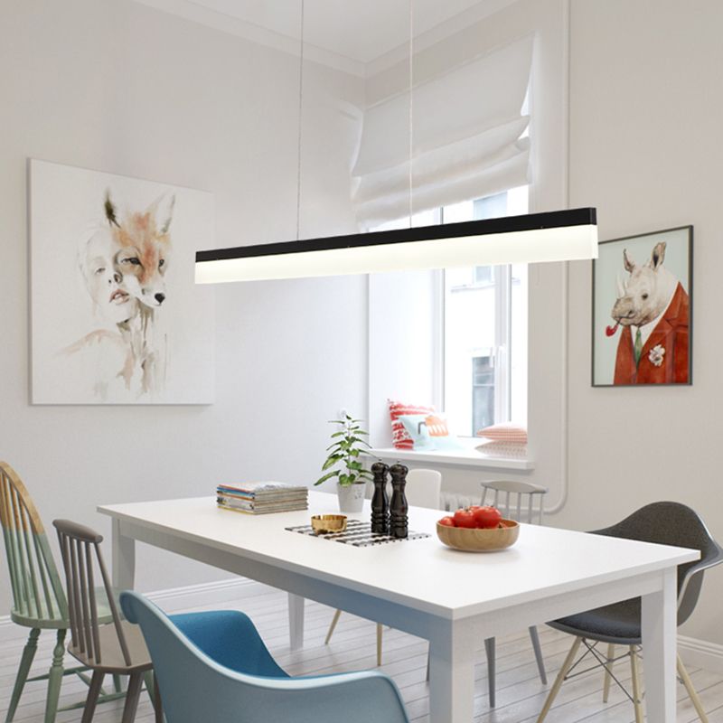 Illuminazione a ciondolo lineare Isola Light Light Kitchen Isola Modern Isola illuminazione