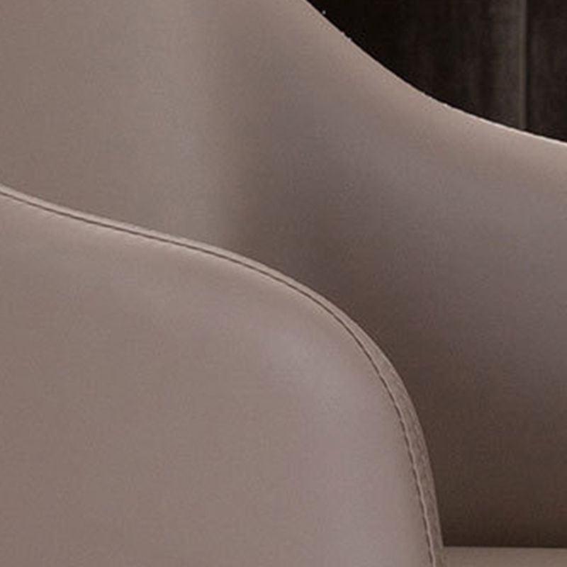 Upholstered Dining Chair Contemporary Kitchen Dining Arm Chair with Wood Legs