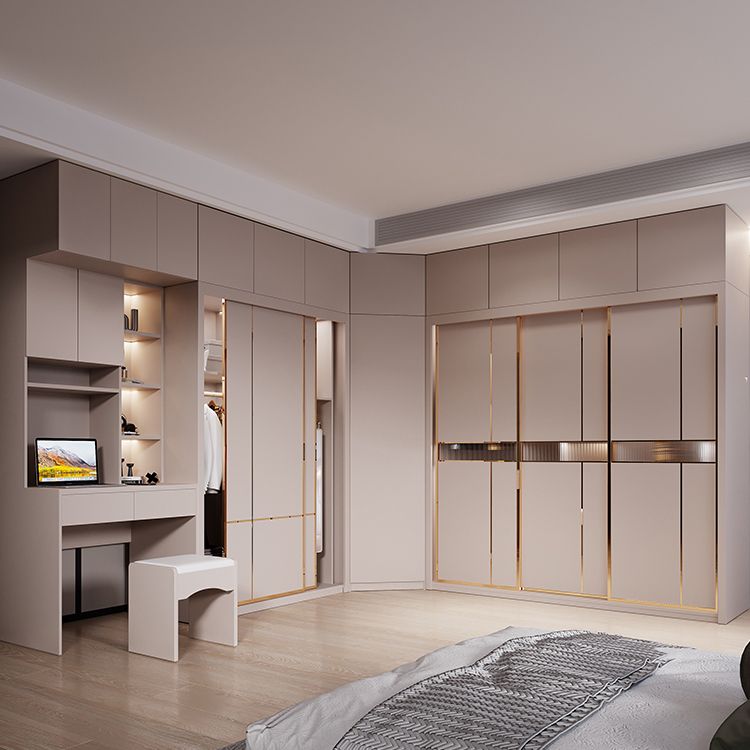 Sliding Wooden Wardrobe Cabinet Contemporary Wardrobe Armoire