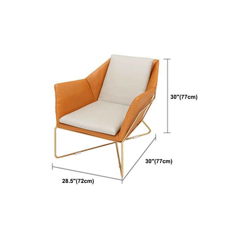 Contemporary Style Curved Sofa  Faux Leather Sofa for Living Room