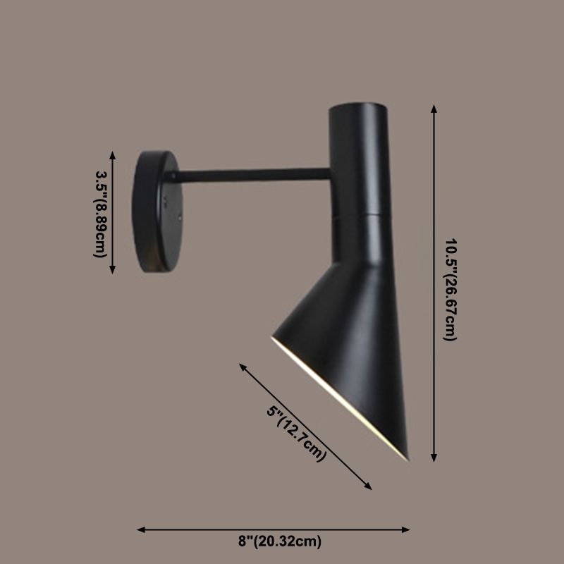 1 Licht geometrische Wandlampenvorrichtungen Industrial Style Metal Wall Hanging Lights