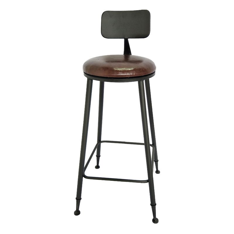 Industrial Style Solid Wood Bar Table Set 1/2/3/4 Pieces Counter Table with High Stools