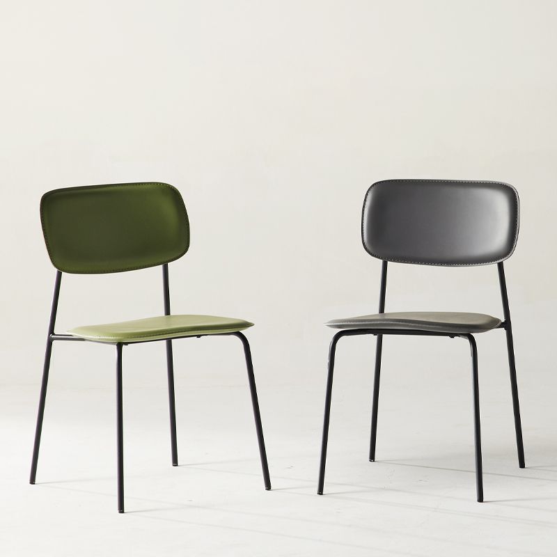 Chaise d'appoint empilable, chaise industrielle à dossier ouvert, sans accoudoirs, pour salle à manger
