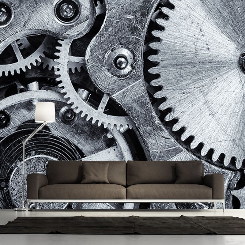 Beautiful Photography Mural Wallpaper Metal Gear Indoor Wall Mural