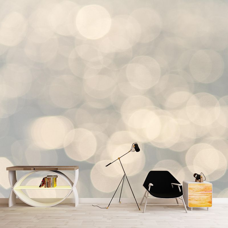 Bokeh Abstraction Mural Wallpaper Contemporary Wall Covering for Bedroom Decor