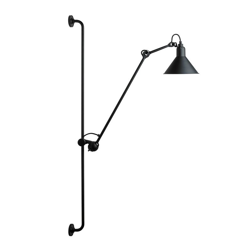 Modern Wall Sconce Linear Shape Reading Wall Light with Metal Shade for Bedroom