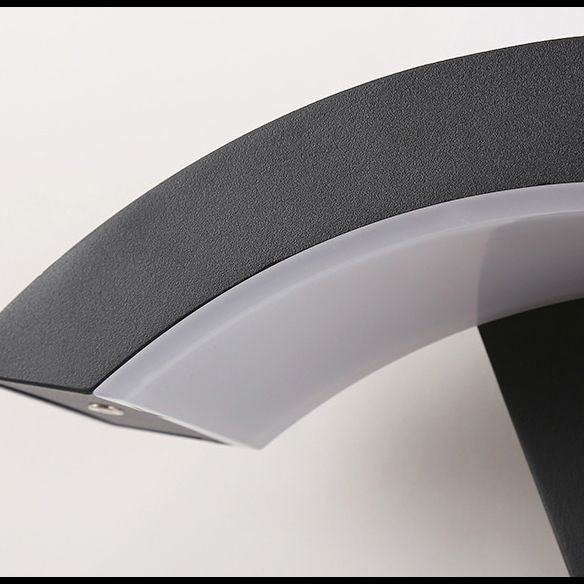 Hedendaagse curve Wall gemonteerde lichten Acrylspoelmontage Wand SCONCE voor balkon