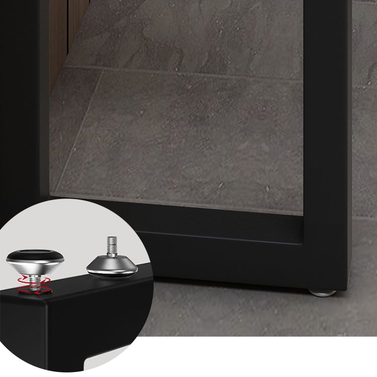 Modern 1/5 Pieces Bar Table Set Rectangle Plastic Wood Counter Table  for Courtyard