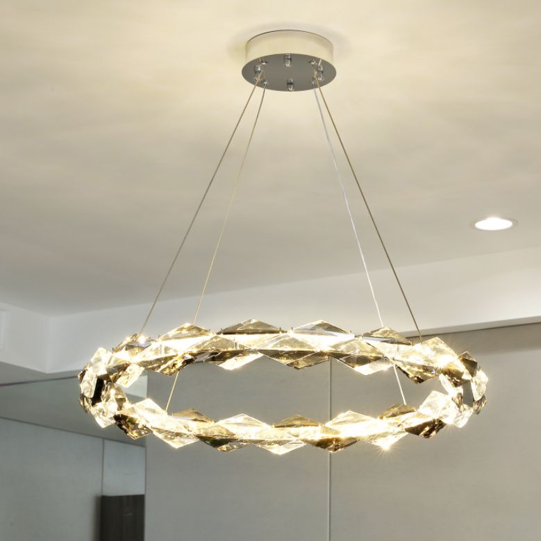 Chandeliers modernes pour la salle à manger Circular Chandelier suspendu plafonniers