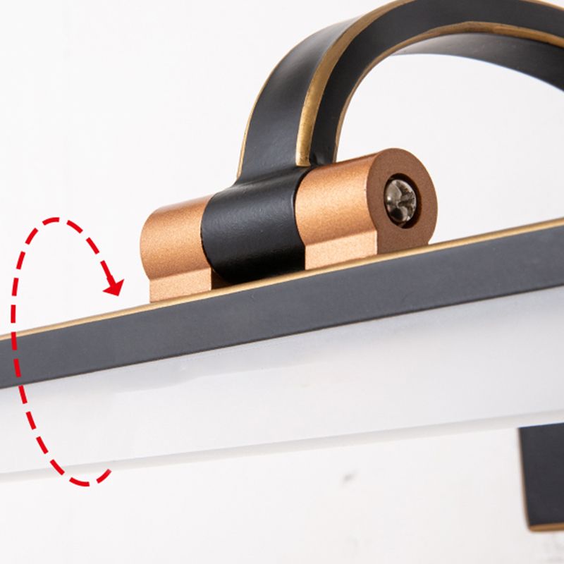 Mapeante de maquillaje LED Luz de estilo moderno de baño Mirador de baño Mirror de inodoro