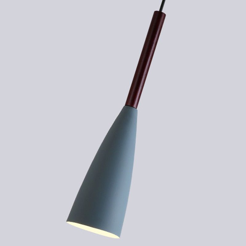 "Colored Round Multi Pendant Ceiling Light Fixture 
Modern Style Metal 3 Head Suspension Lamp"