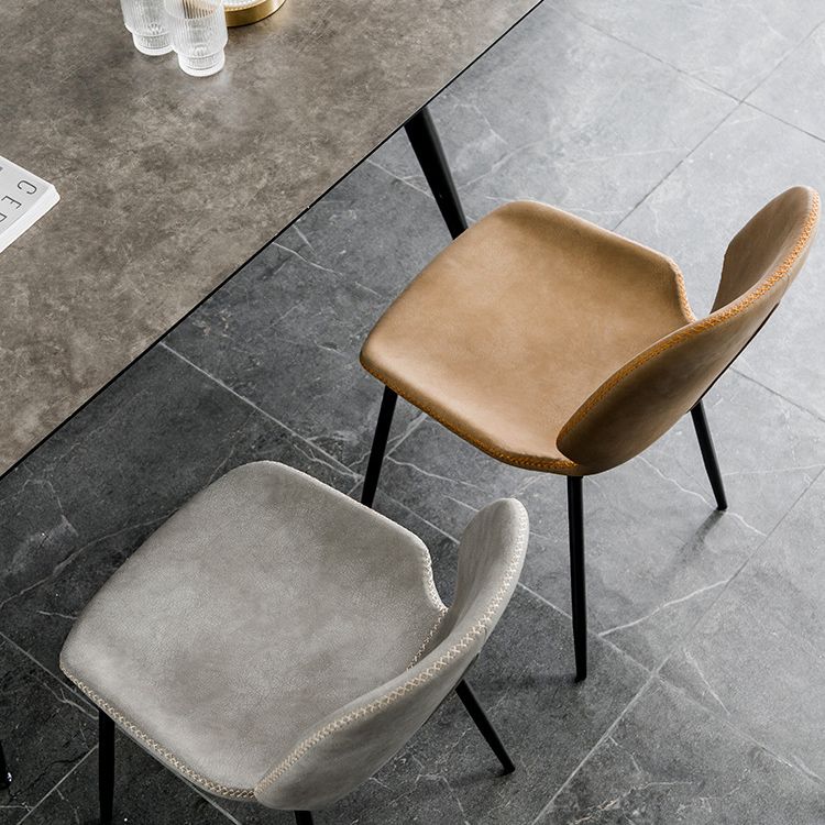 Moderne Metallküche Essnetzstuhl Schwarzer Flügelback Side Ess Side Chair
