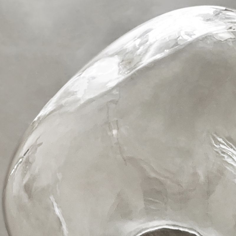 Minimalist Rock Shaped Wall Lamp Hand-Blown Glass 1-Light Foyer Sconce Light